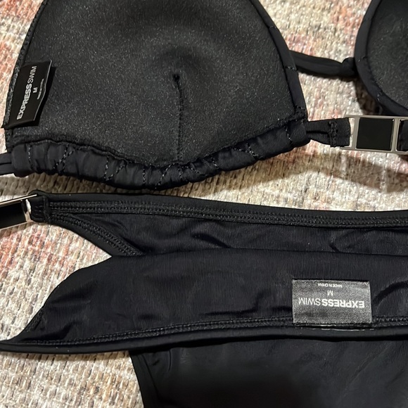 Black 2 piece bikini 👙 from Express.  Sized Medium - Picture 5 of 7